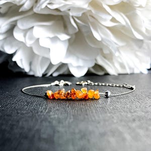 Carnelian Stone Raw Carnelian Bracelet, Courage Bracelet, Emotional Support