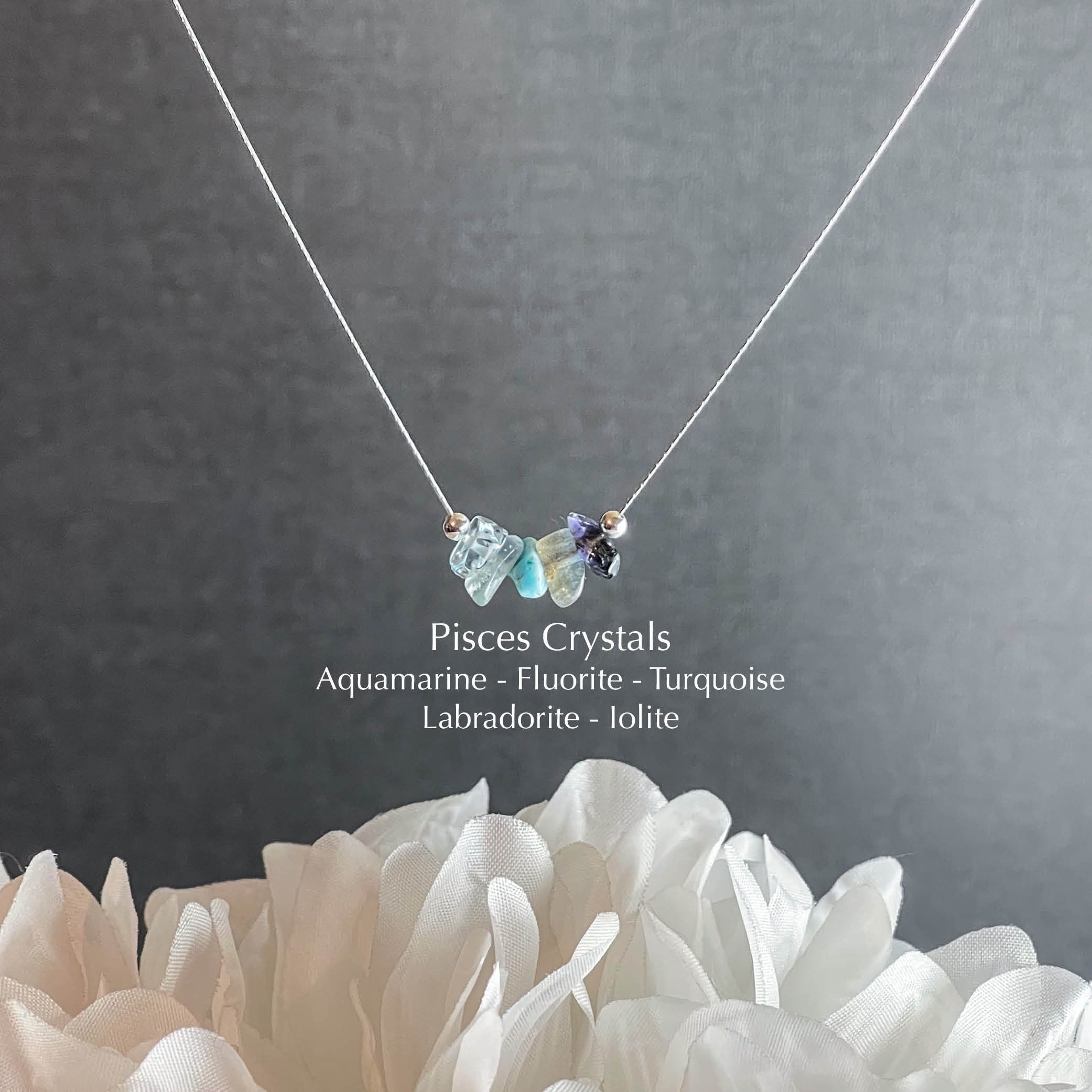Pisces crystal necklace deals