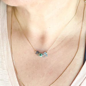 Raw Citrine Necklace, citrine crystal prosperity stones, abundance crystals image 7