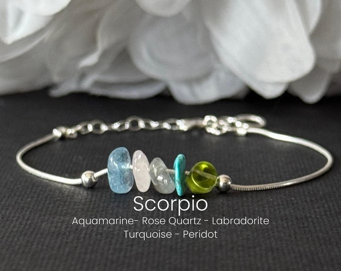 Scorpio Bracelet Astrology Gifts Anklet Zodiac Gift