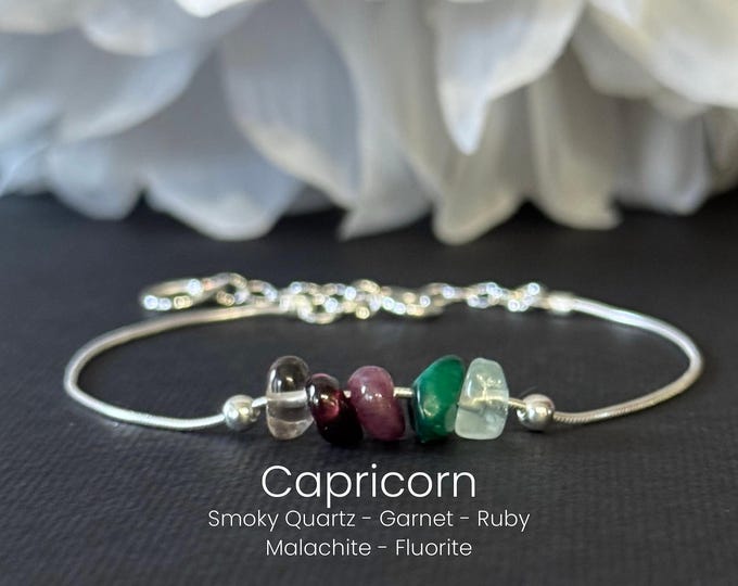 Capricorn Aquarius Pisces Aries Bracelet Astrology Gifts Anklet Zodiac Gift