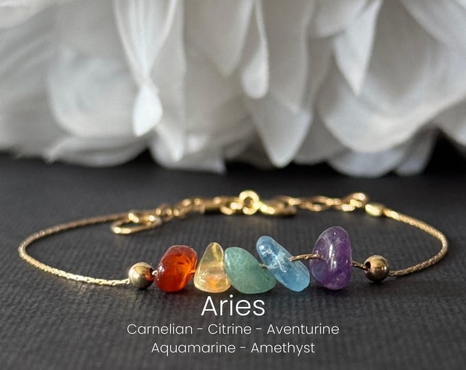 Aries Taurus Gemini Cancer Bracelet Astrology Gifts Anklet Zodiac Gift