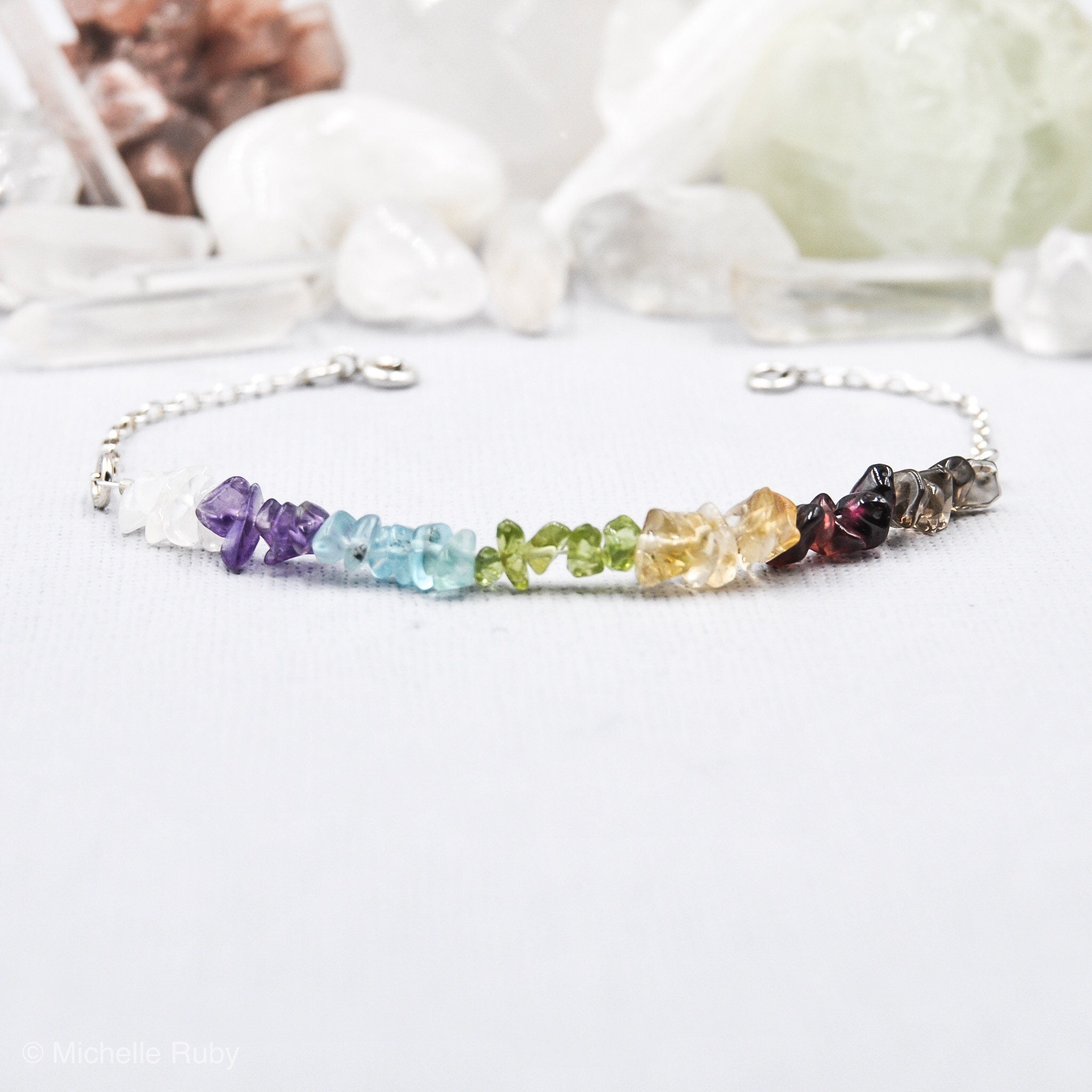 7 Chakra Lava Bracelet – WorldOfOorja