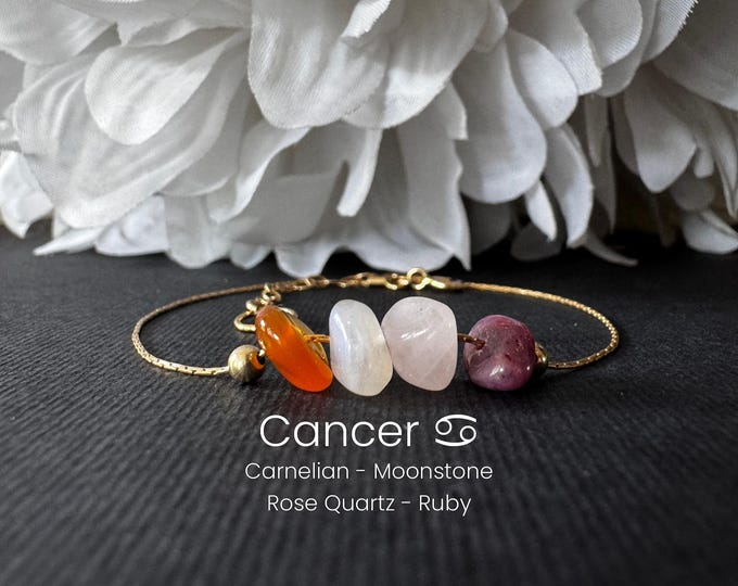 Cancer Bracelet Astrology Gifts Anklet Zodiac Gift