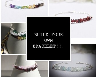 Customized Crystal Healing Bracelet, Design Your Own New Mom Jewelry