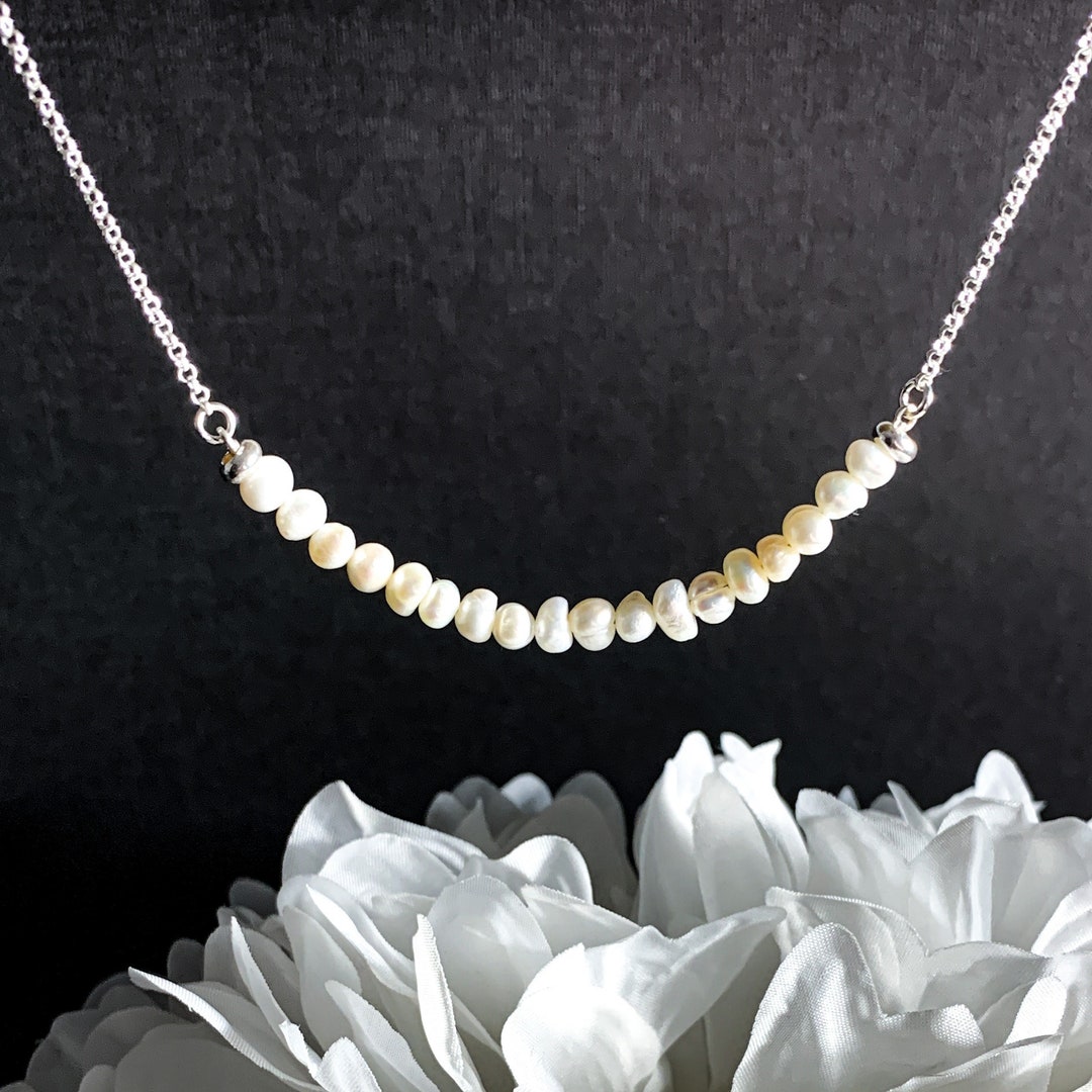 [韓国人気ジュエリー] nff whimpsy pearl necklace-ivory pearl - nff