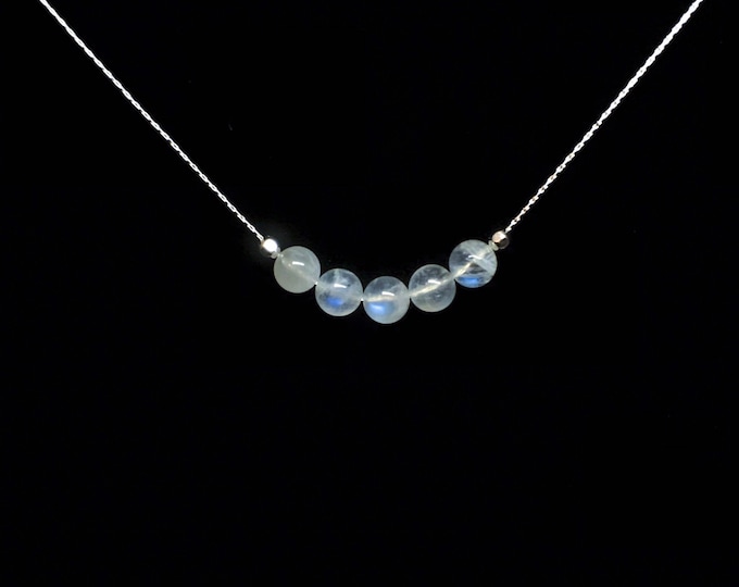 Moonstone Necklace, June Birthstone Necklace, Fertility Necklace