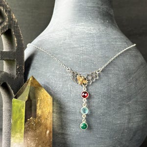 Bee Necklace Honeycomb Custom Crystal Pendant Necklace