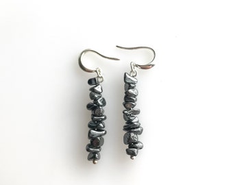 Praesidium Hematite Earrings Small