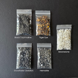Raw Crystal Gemstone Chip Beads by Weight Loose Drilled Chips 1oz Destash Jewelry Making Supplies Natural Stone Bulk Wholesale image 5