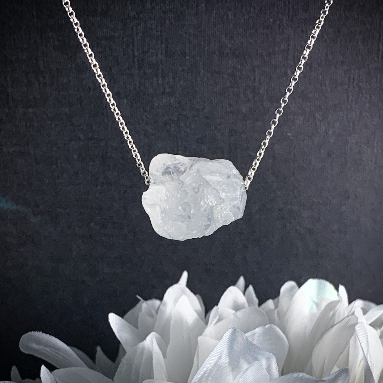 'Pools of Light' Rock Crystal Quartz Necklace