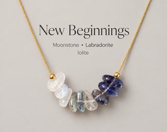 New Beginnings Crystal Necklace Graduation Gift Transformation Jewelry