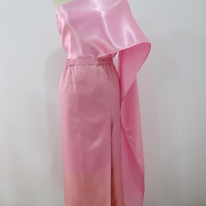 Girl&#39;s Traditional Thai Lao Khmer Outfit: Pants, Sinh Skirt & Shawl