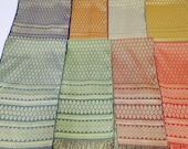 10x78 inches, Multipurpose Brocade Scarf, Men Waist Band, Sash, Pabiang, Shawl, Sabai, Shoulder Cloth For Thai Lao Khmer Traditional Clothes