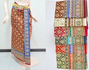 Details about Thai sarong Handmade Dress Skirt Beach fabric good Cover sew Ready Boho Details about Thai sarong Handmade Dress Skirt Beach fabric good Cover sew Ready Boho