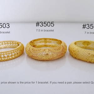 Metal plated alloy bracelets for traditional Thai, Lao, and Khmer costumes, Thai accessories, Thailand ancient design jewelry