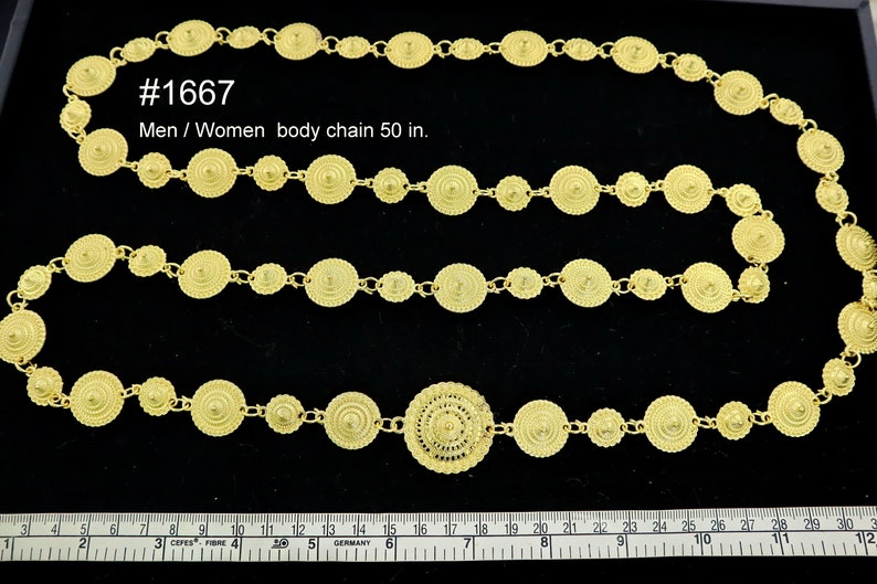 Crossbody Chains, Body Chains For Thai Dress, Thai accessories for traditional dress, Thai Laos Khmer jewelry for Traditional outfit #1667