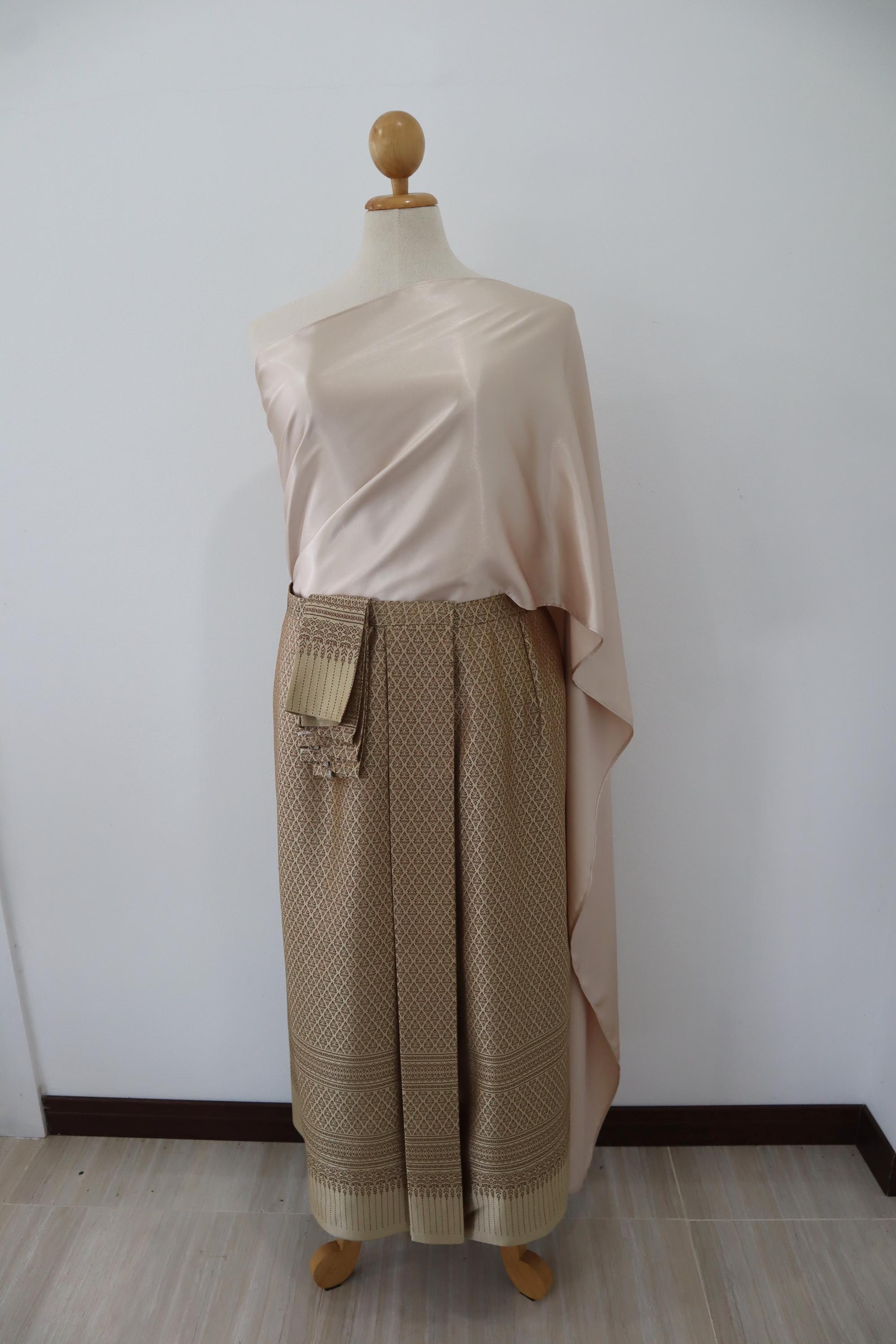 HYKE / ORGANDY WRAP PLEATED DRESS