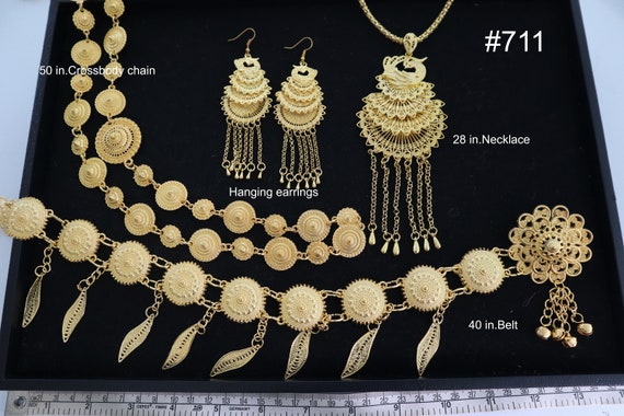 タイのウェディングドレス用のタイのアクセサリーセット、タイの服用の 