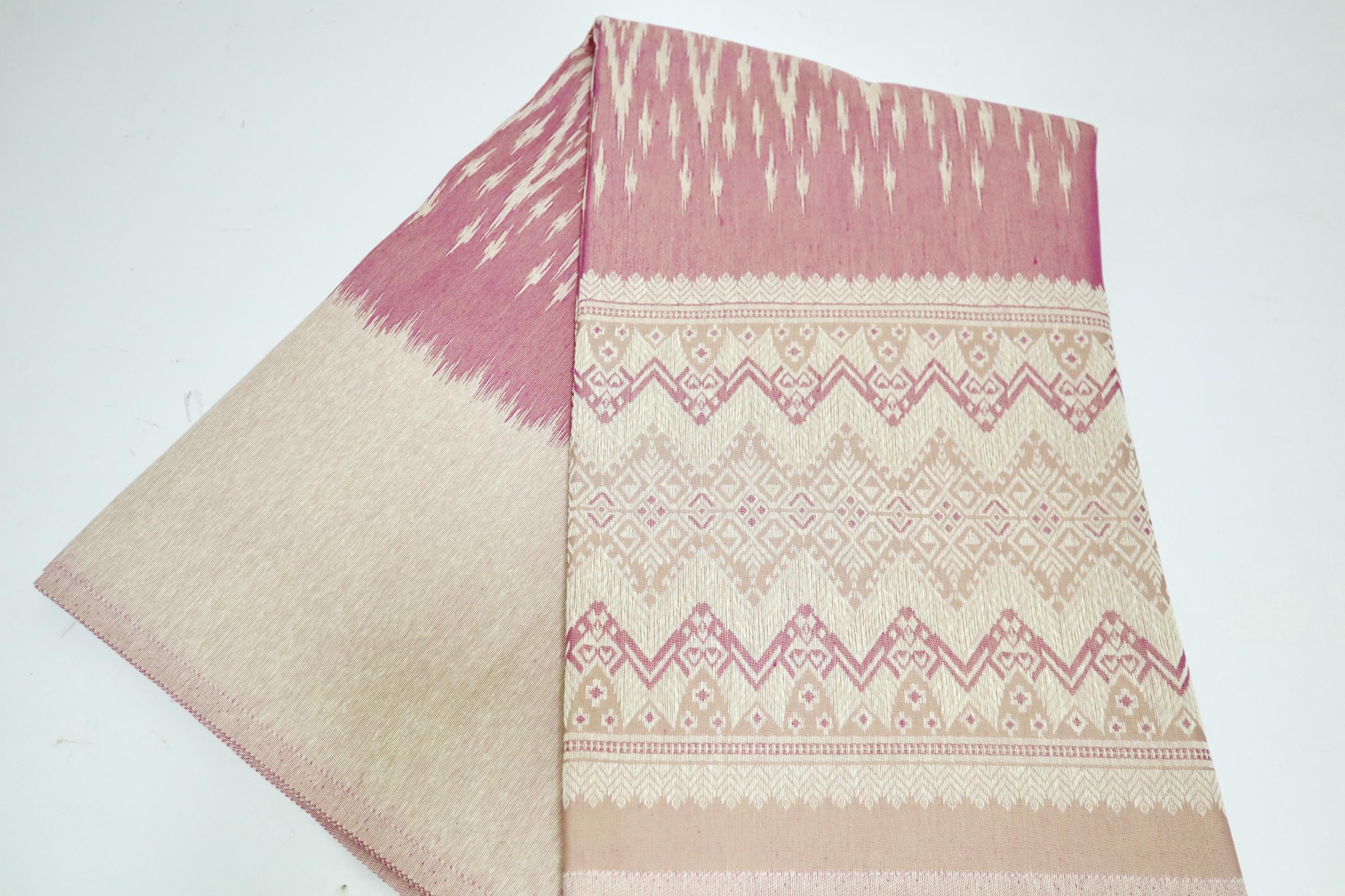 Brocade Mudmee Ikat Fabric : Cotton Blend Thai Laos Dress Materials,  Unstitched Cloth by the Yard - Etsy