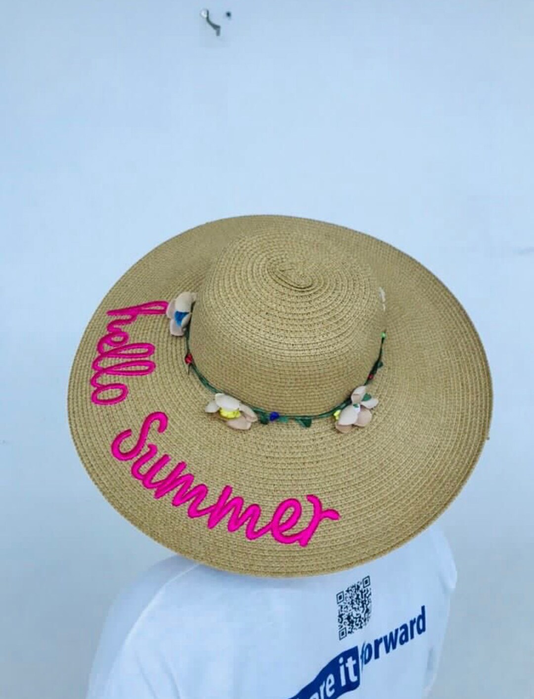 Flower Elegant Tropical Summer Thailand Elephant Hat Sun Protection ...