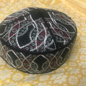 Size 58 F25 tribal vintage cap Islamic Men Hat Muslim salat Imam Hat Embrodery Beanie Kufi prayer ramadan Umrah Hajj Biker Boho Nomad