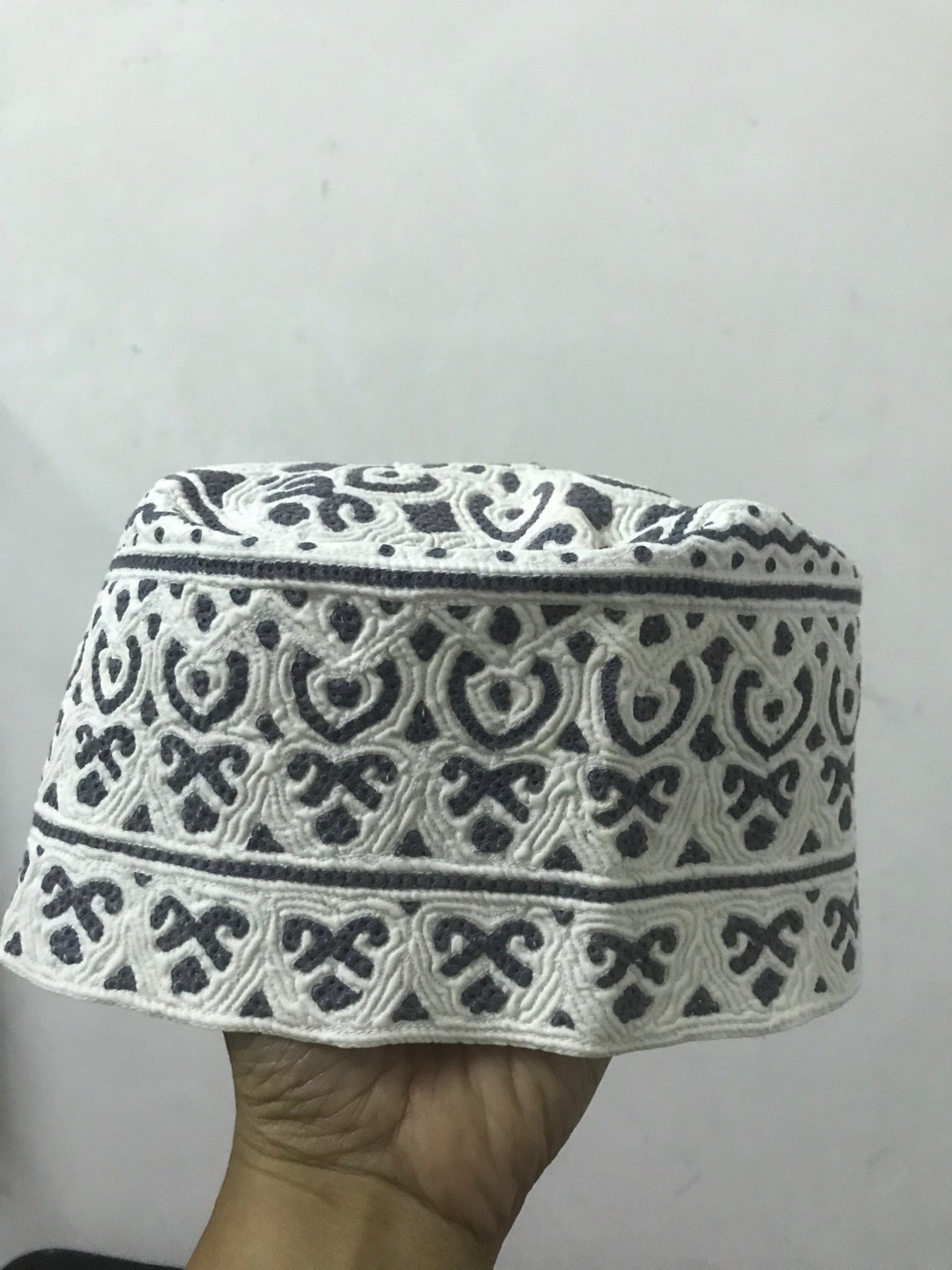 Omani Kufi Koofi Hat Topi Embroidery Handmade Cap Islamic Etsy