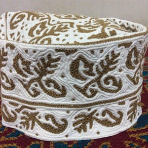 Size 22.5 desert prince Salat men Omani Kufi koofi Hat Topi embroidery handmade Cap Islamic Muslim Oman Prayer kuma massar kumma عمان قبعة