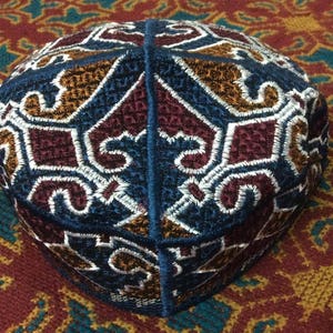 Size 55 ,tribal summer, Green cap,Islamic Men Hat ,Muslim Cap, salat Hat , Imam Hat, Embroidery hat  Beanie Hat ,kufi prayer cap,Pakistani Q
