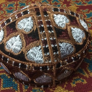 Size 58 z13 tribal vintage cap Islamic Men Hat Muslim salat Imam Hat Embrodery Beanie Kufi prayer ramadan kareem Bob marley tams rasta brims