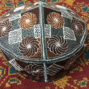 Size 58 z5, tribal hat,vintage cap,Islamic Men Hat ,Muslim Cap salat Hat , Imam Hat, Embroidery hat  Beanie Hat ,kufi prayer hajj ramadan