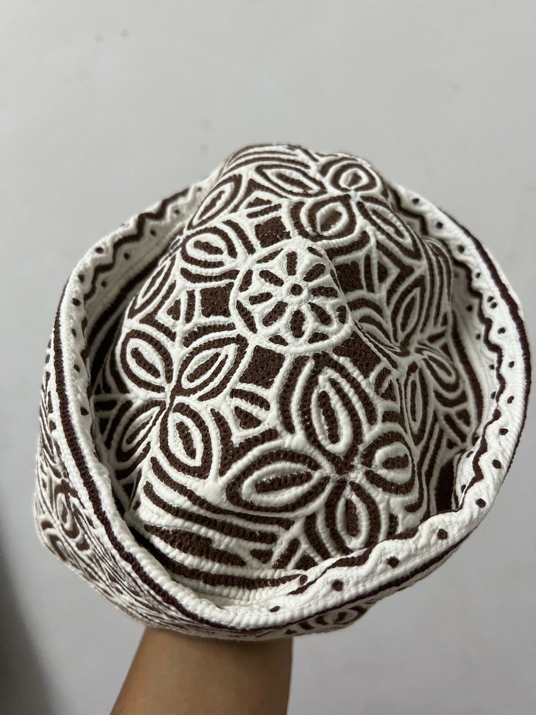 Omani Kufi Koofi Hat Topi Embroidery Handmade Cap Islamic Etsy