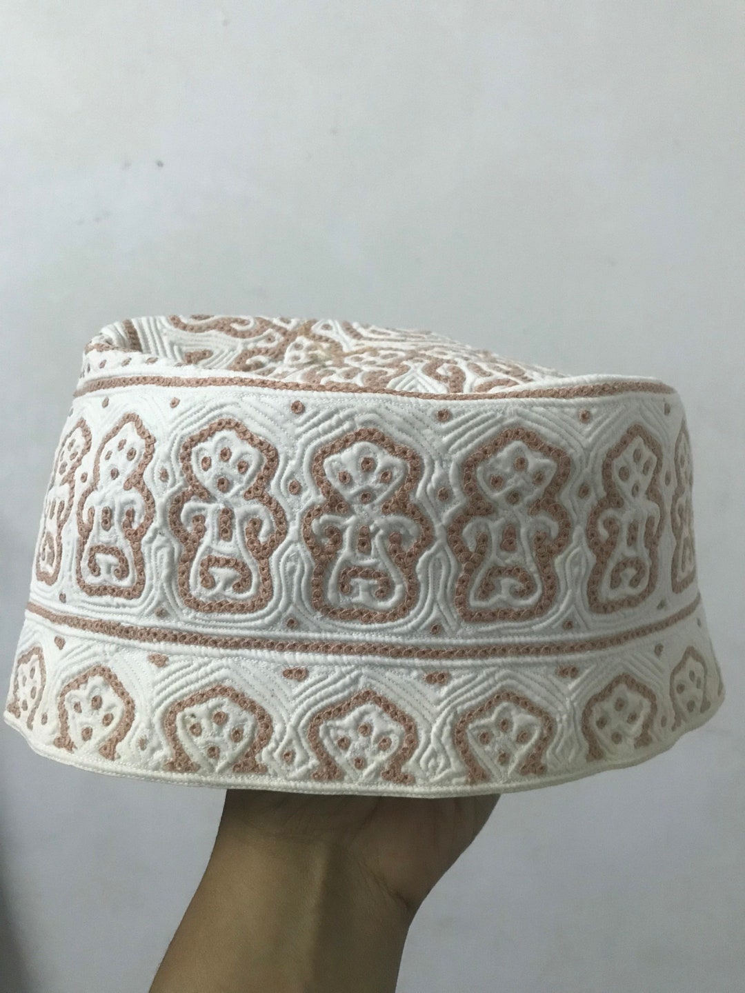 Omani Kufi Koofi Hat Topi Embroidery Handmade Cap Islamic Etsy