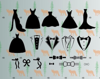 Dress Svg Etsy