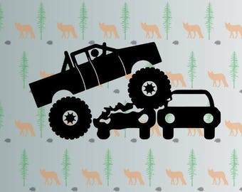 Free Free 183 Silhouette Grave Digger Monster Truck Svg SVG PNG EPS DXF File