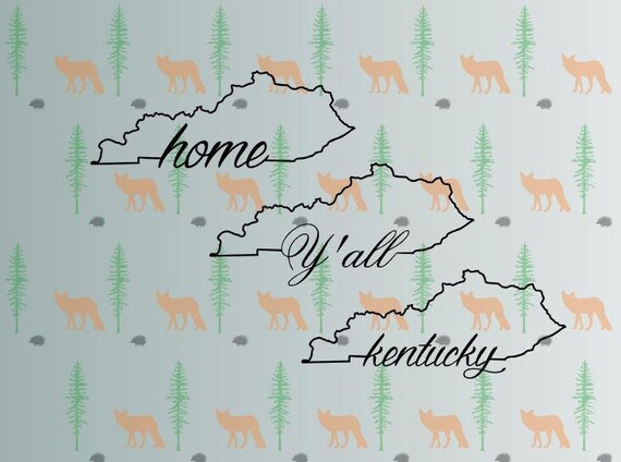 Free Free 127 Cricut Kentucky Home Svg SVG PNG EPS DXF File