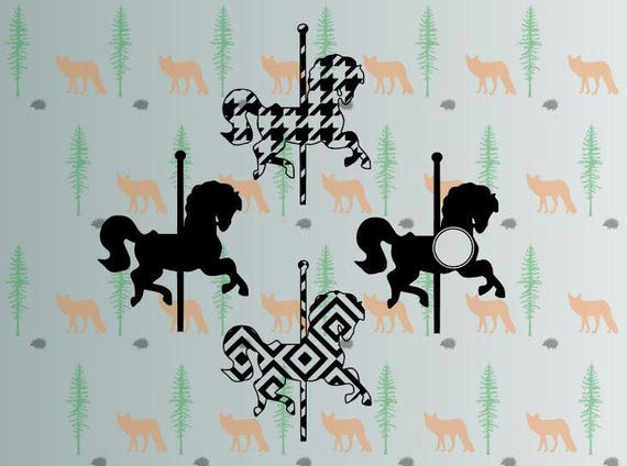 Download Carousel horse svg horse svg files for cricut silhouette ...