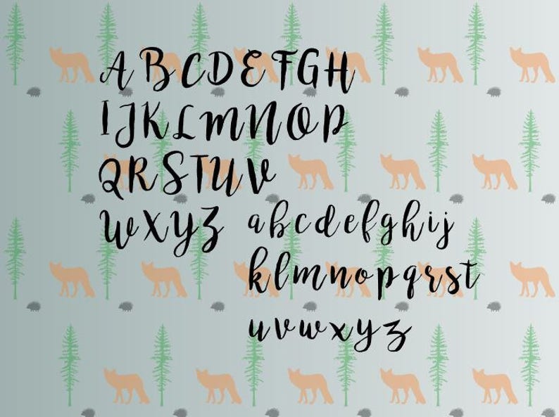 Script Font Svg Script Letters Svg Files for Cricut | Etsy