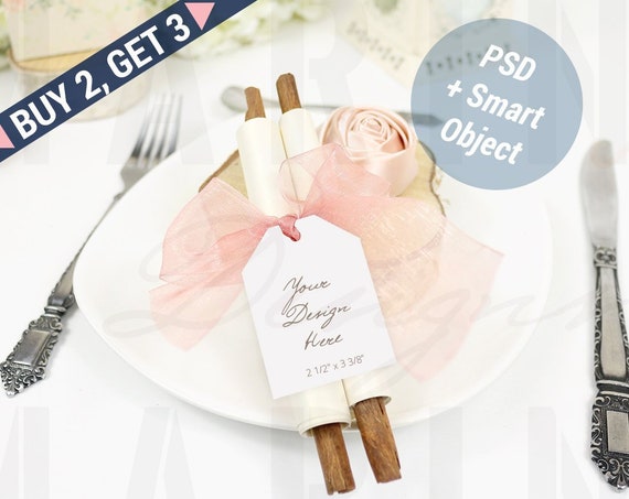 Gift Tag Mockup Wedding Gift Tag Mock Up Stock