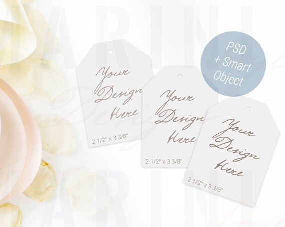 Gift Tag Mockup Thank You Card Mockup Wedding Place