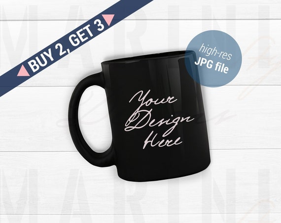 Black Coffee Mug Stock Photo Black Coffee Cup Styled