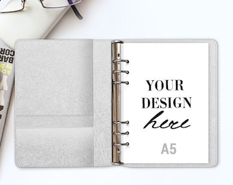 A5 Planer Mockup, Ringgebundener Planer Mockup, Ringgebundener Planer Mockup, Planer Mockup, Journal Mockup, A5 Mockup