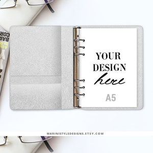 A5 planner Mockup, Disc-bound planner mockup, Planner inserts Mockup, Ring bound planner mockup, Planner binder mockup, journal mockup, 1222