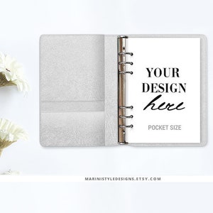 Download Pocket size planner Mockup Pocket Planner inserts Mockup ...