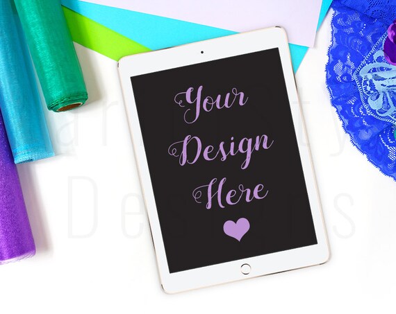 Ipad Mockup Feminine Styled Stock Photography Stock Photo Stock