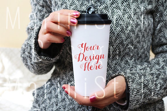 Sublimation Travel Mug Mockup Holiday Travel Coffee Mug Mock Sublimation Travel Mug Mockup Holiday Travel Coffee Mug Mock