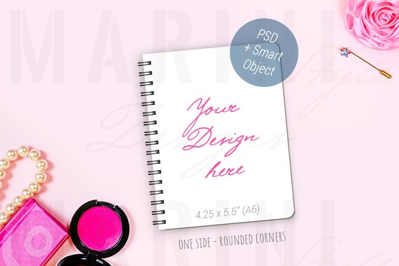 Personalized Notebook Mockup Psd Smart Object Photoshop File