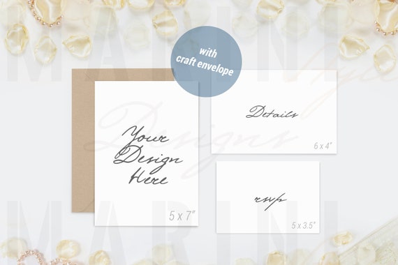 Download Free Wedding Stationery Mockup Wedding Invitation Mockup Rsvp Response Card Psd Magazine Mockup Template Free Download PSD Mockup Template