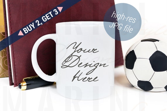 White Mug Mockup Coffee Mug Styled Stock Photo Product
