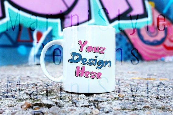 Gangsta Styled Stock Photography White Mug Mockup Thug Styled Gangsta Styled Stock Photography White Mug Mockup Thug Styled